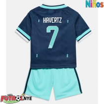 Camiseta Alemania Kai Havertz #7 Visitante Equipación para niños Mundial 2026 manga corta (+ pantalones cortos)